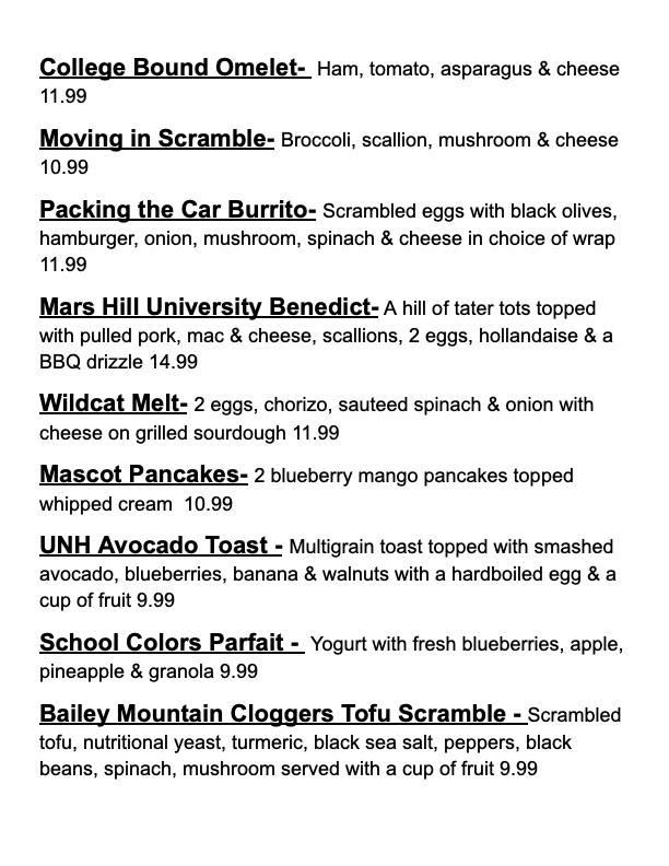 Specials